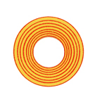 Funky Red Spiral Cosplay Lenses